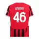 AC Milan Gabbia 46 Shirt Heren Thuis 2024/25