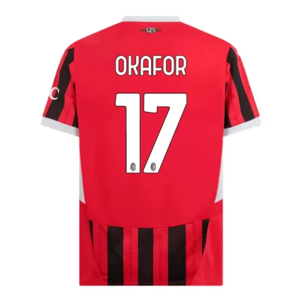 AC Milan Okafor 17 Shirt Heren Thuis 2024/25