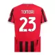 AC Milan Tomori 23 Shirt Heren Thuis 2024/25