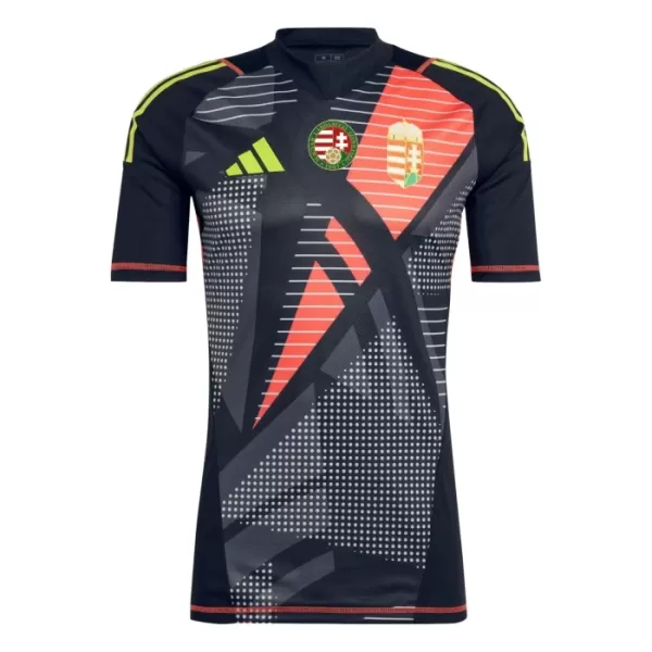 Hongarije Keeper Shirt Heren EK 2024 Zwarte