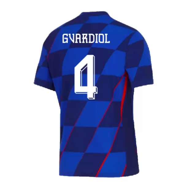 Kroatië Gvardiol 4 Shirt Heren Uit EK 2024