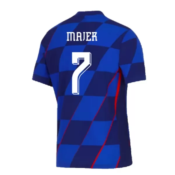 Kroatië Majer 7 Shirt Heren Uit EK 2024