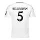 Real Madrid Bellingham 5 Tenue Kind Thuis 2024/25