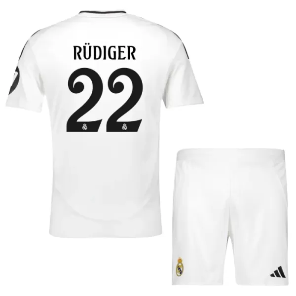 Real Madrid Rudiger 22 Tenue Kind Thuis 2024/25