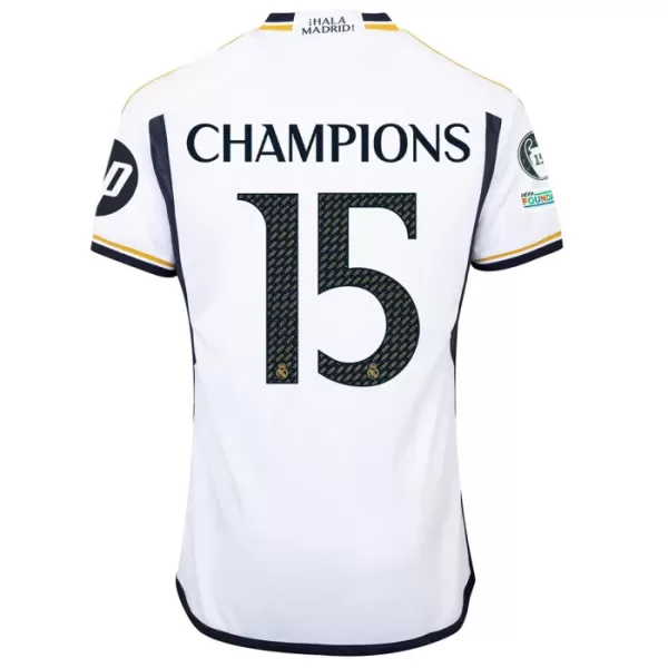 Real Madrid CHAMPIONS 15 Shirt Heren Thuis 2023/24