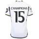 Real Madrid CHAMPIONS 15 Shirt Heren Thuis 2023/24