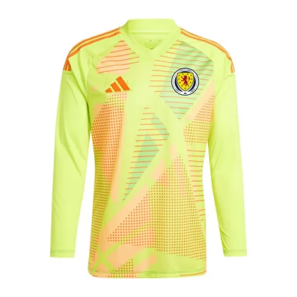 Schotland Keeper Shirt Heren EK 2024 Lange Mouw Gele