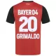 Bayer Leverkusen Alejandro Grimaldo 20 Shirt Heren Thuis 2024/25