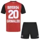 Bayer Leverkusen Alejandro Grimaldo 20 Tenue Kind Thuis 2024/25