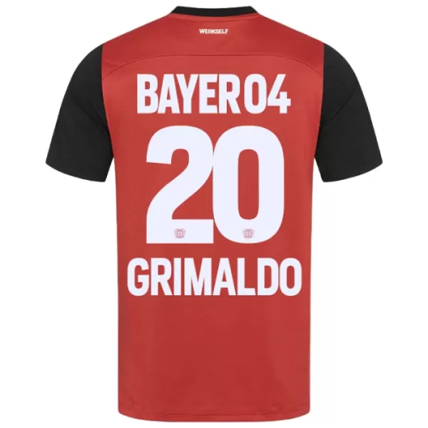 Bayer Leverkusen Alejandro Grimaldo 20 Tenue Kind Thuis 2024/25