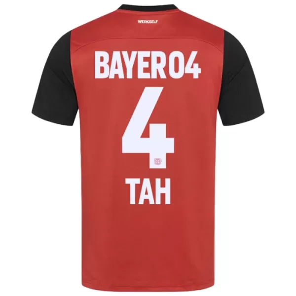 Bayer Leverkusen Jonathan Tah 4 Shirt Heren Thuis 2024/25