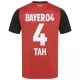 Bayer Leverkusen Jonathan Tah 4 Shirt Heren Thuis 2024/25