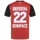 Bayer Leverkusen Victor Boniface 22 Shirt Heren Thuis 2024/25