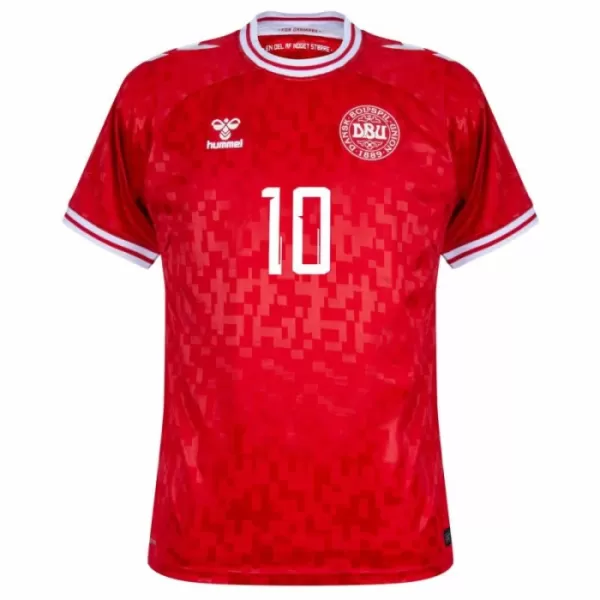 Denemarken Eriksen 10 Shirt Heren Thuis EK 2024