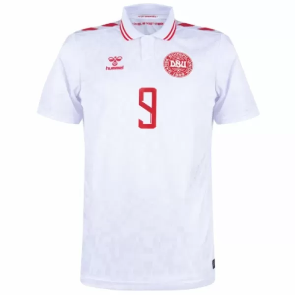 Denemarken Højlund 9 Shirt Heren Thuis EK 2024