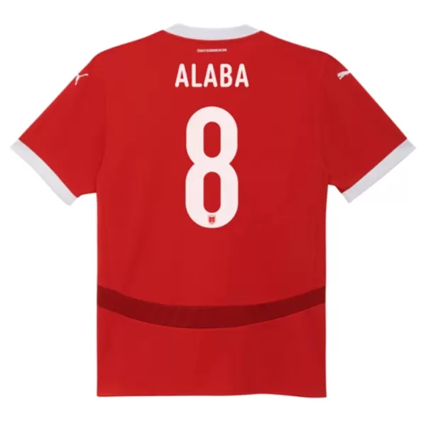 Oostenrijk Alaba 8 Shirt Heren Thuis EK 2024