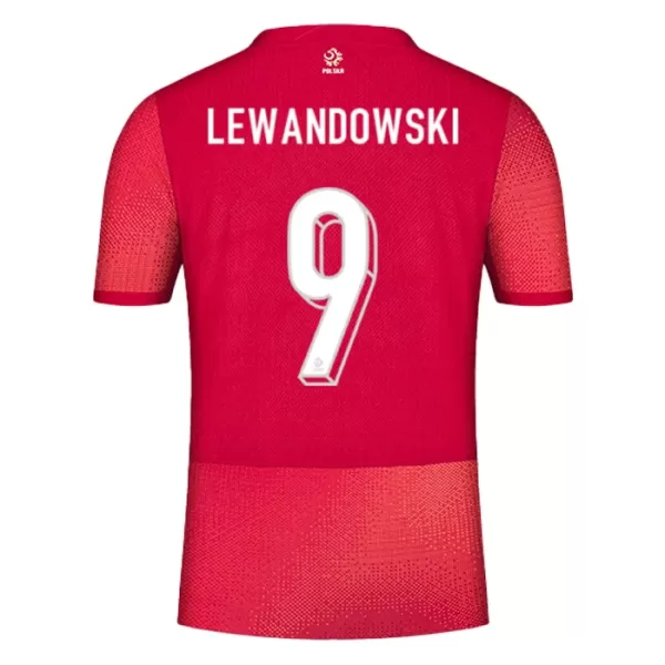 Polen Lewandowski 9 Shirt Heren Uit EK 2024