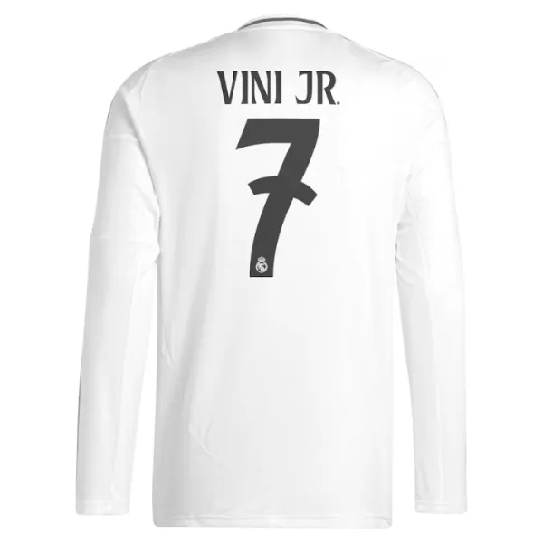 Real Madrid Vini JR 7 Shirt Heren Thuis 2024/25 Lange Mouw