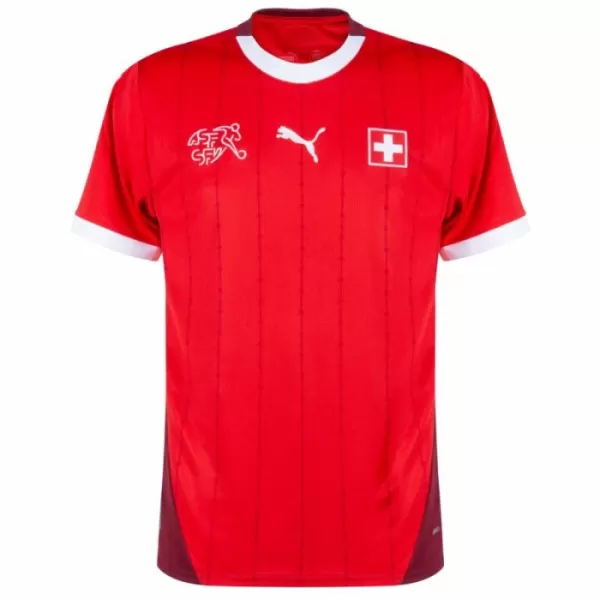 Zwitserland Xhaka 10 Shirt Heren Thuis EK 2024