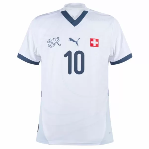 Zwitserland Xhaka 10 Shirt Heren Uit EK 2024