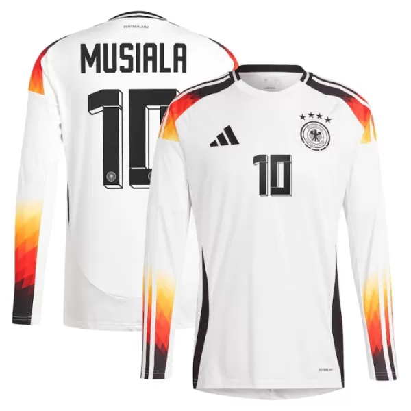 Duitsland Musiala 10 Shirt Heren Thuis EK 2024 Lange Mouw