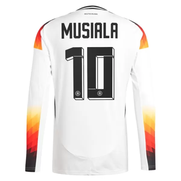 Duitsland Musiala 10 Shirt Heren Thuis EK 2024 Lange Mouw