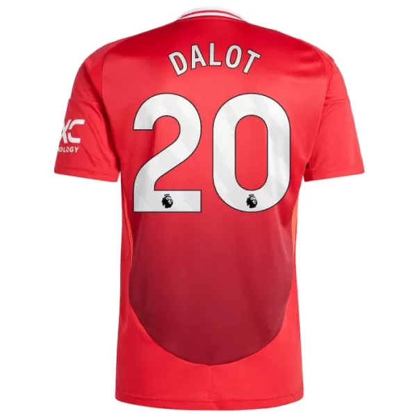 Manchester United Dalot 20 Shirt Heren Thuis 2024/25