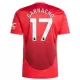 Manchester United Garnacho 17 Shirt Heren Thuis 2024/25