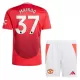 Manchester United Mainoo 37 Tenue Kind Thuis 2024/25