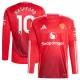 Manchester United Rashford 10 Shirt Heren Thuis 2024/25 Lange Mouw