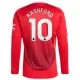 Manchester United Rashford 10 Shirt Heren Thuis 2024/25 Lange Mouw