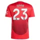 Manchester United Shaw 23 Shirt Heren Thuis 2024/25