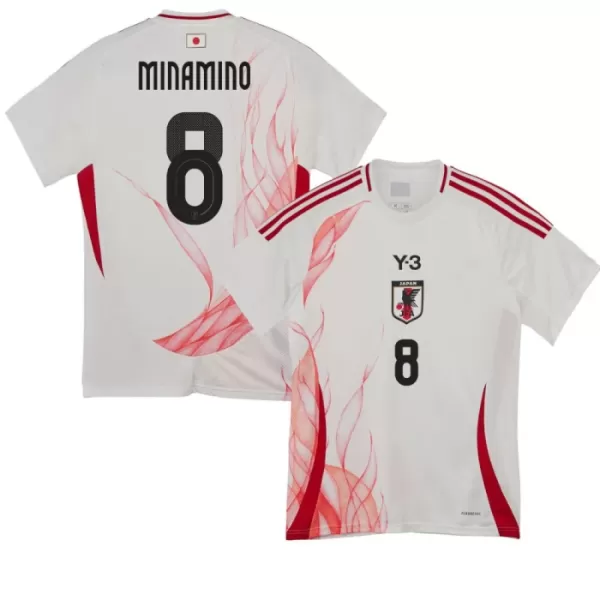 Japan Minamino 8 Shirt Heren Uit 2024/25