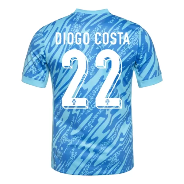 Portugal Diogo Costa 22 Keeper Shirt Heren EK 2024 Blauwe