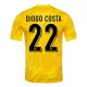 Portugal Diogo Costa 22 Keeper Shirt Heren EK 2024 Gele