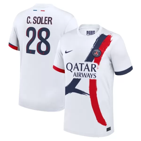 Paris Saint-Germain Carlos Soler 28 Shirt Heren Uit 2024/25