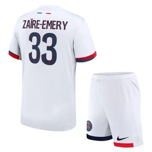 Paris Saint-Germain Zaire Emery 33 Tenue Kind Uit 2024/25