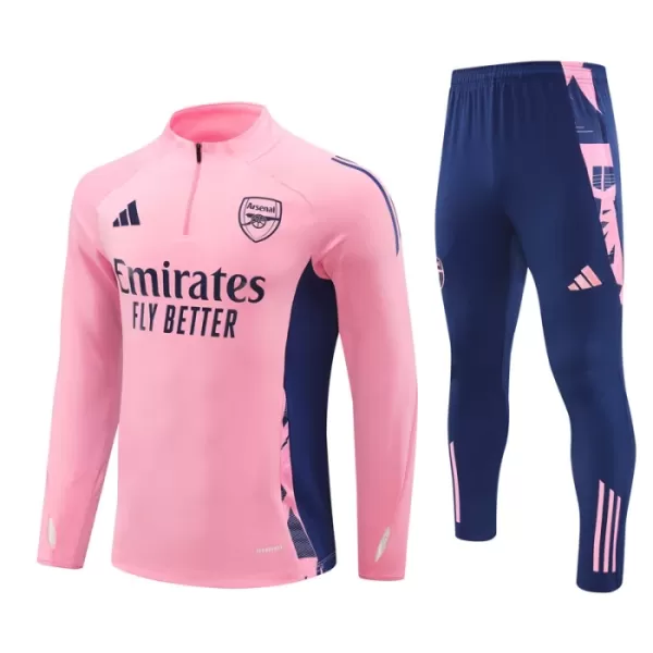 Arsenal Color Trainingssweaterset Heren 2024/25 Kwartrits Roze