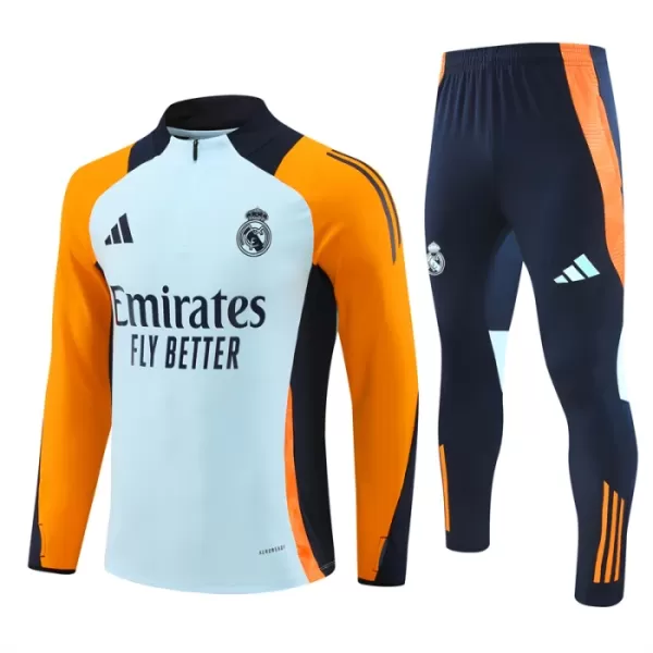 Real Madrid Trainingssweaterset Heren 2024/25 Kwartrits Blauwe