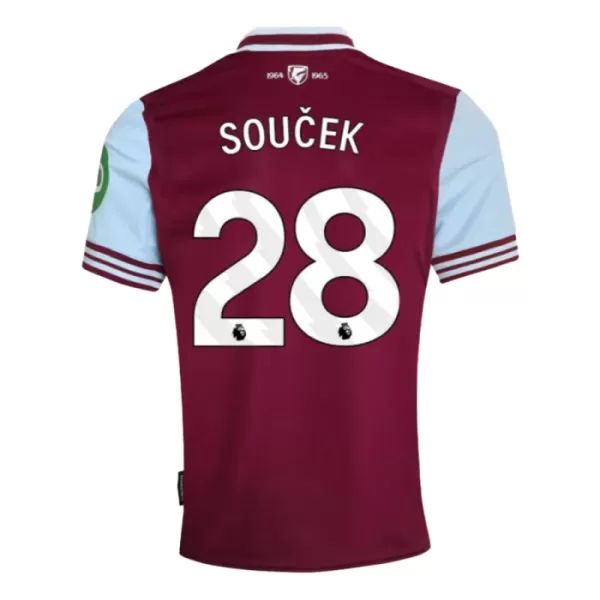 West Ham United Soucek 28 Shirt Heren Thuis 2024/25