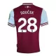 West Ham United Soucek 28 Shirt Heren Thuis 2024/25