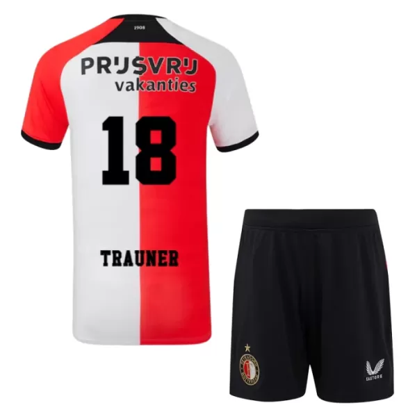 Feyenoord Rotterdam Trauner 18 Tenue Kind Thuis 2024/25