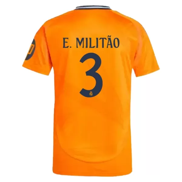 Real Madrid E. Militao 3 Shirt Heren Uit 2024/25