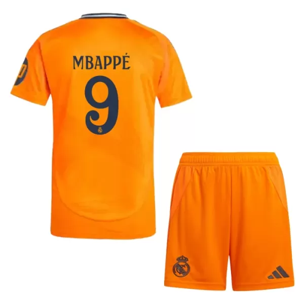 Real Madrid Mbappé 9 Tenue Kind Uit 2024/25