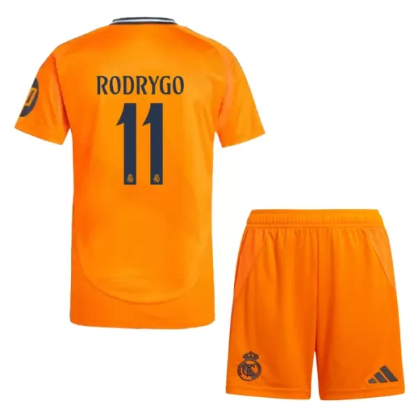 Real Madrid Rodrygo 11 Tenue Kind Uit 2024/25