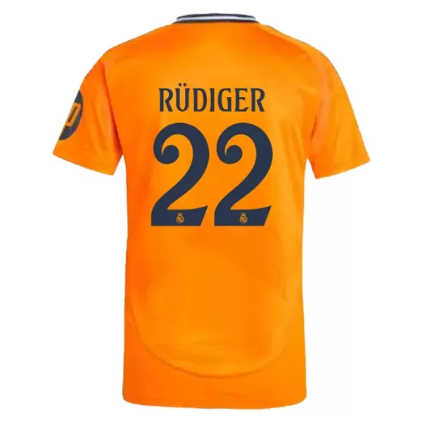 Real Madrid Rudiger 22 Shirt Heren Uit 2024/25