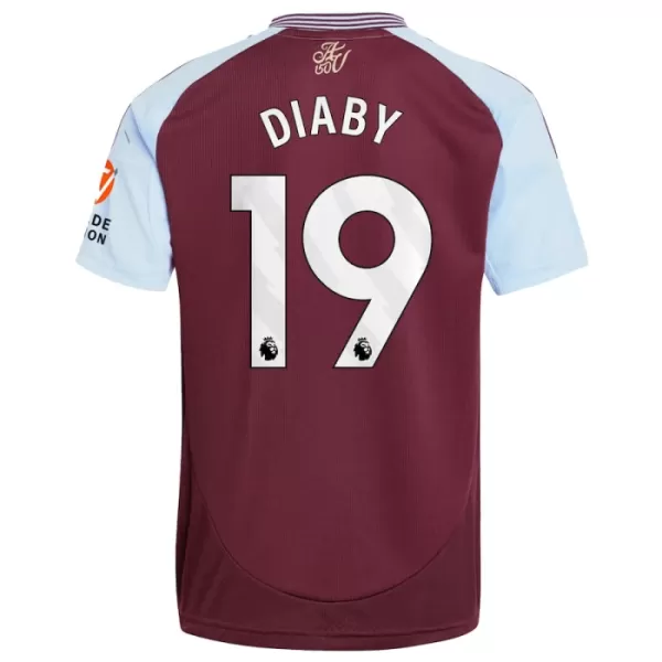 Aston Villa Diaby 19 Shirt Heren Thuis 2024/25