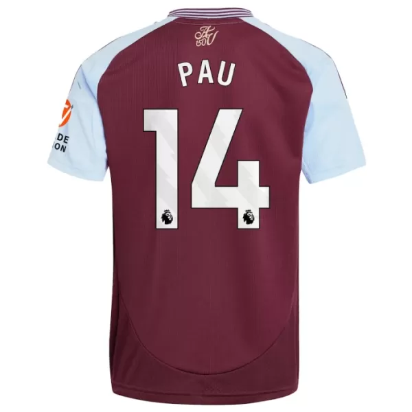 Aston Villa Pau 14 Shirt Heren Thuis 2024/25