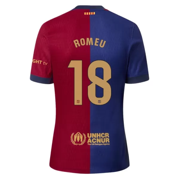 FC Barcelona Romeu 18 Shirt Heren Thuis 2024/25