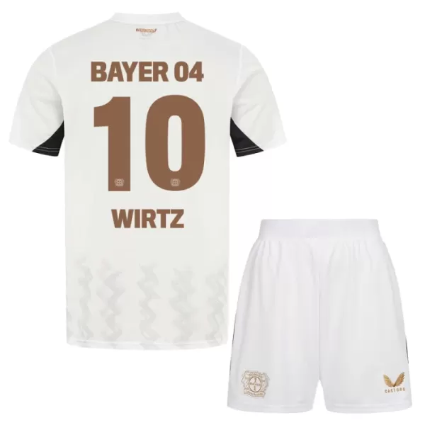 Bayer Leverkusen Florian Wirtz 10 Tenue Kind Uit 2024/25